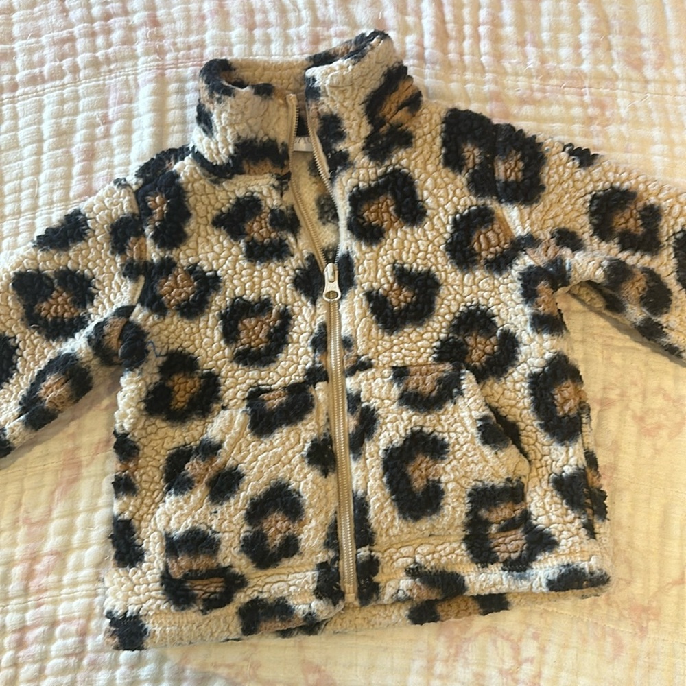 Animal Print Zip up